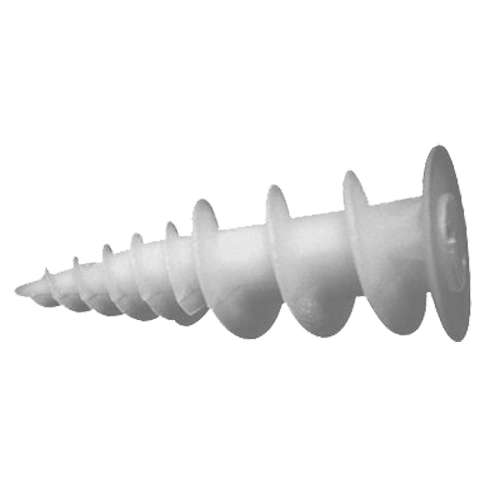Hmoždinka do sádrokartonu 1bal/100ks | 10x35 mm TURBO-PVC