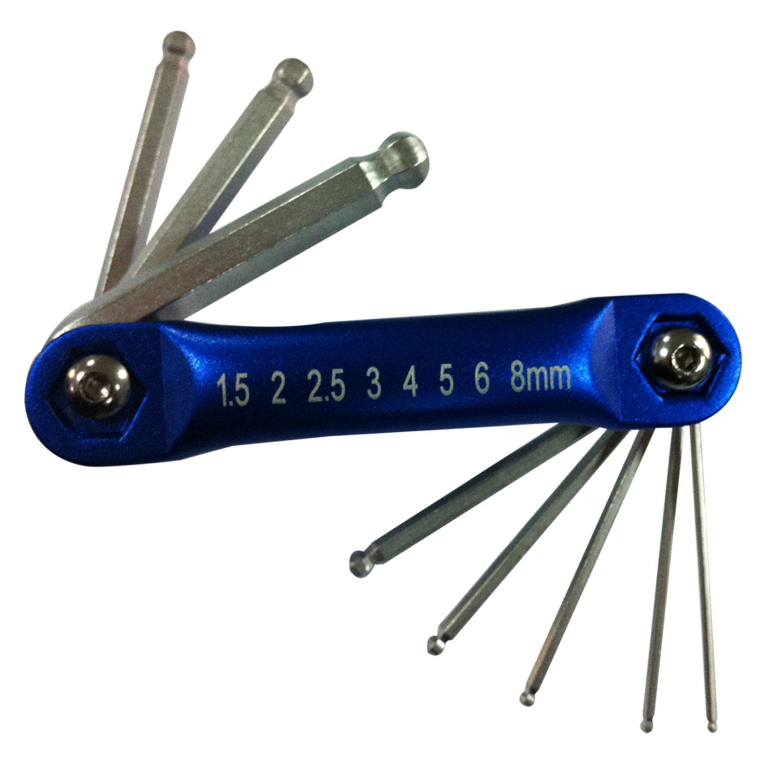 XTLINE Sada IMBUS klíčů s kuličkou 1,5-8 mm 8 dílů