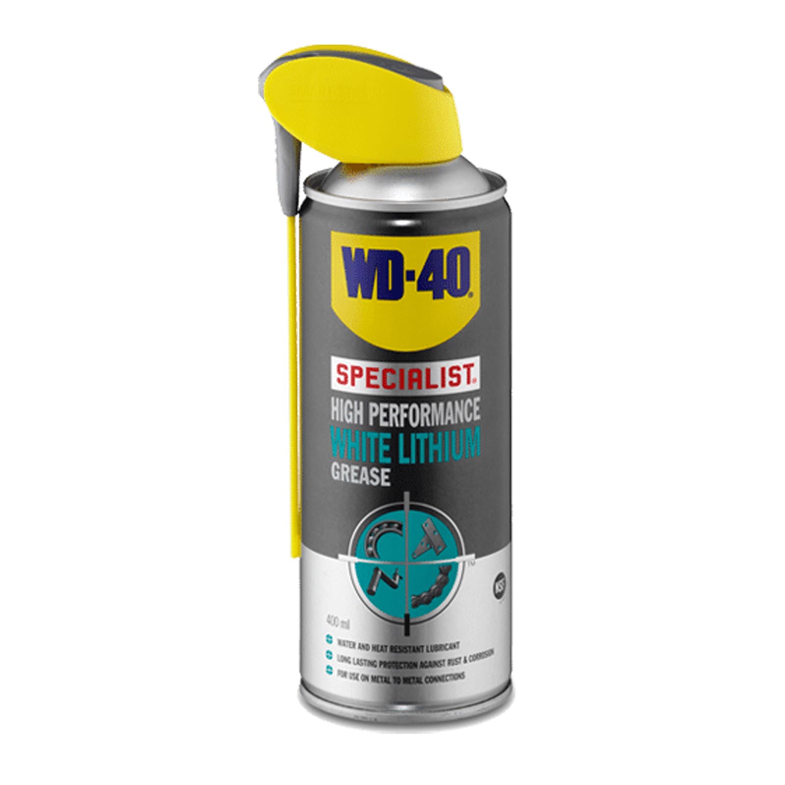 Mazivo WD-40 400 ml | bílá tithiová vazelína