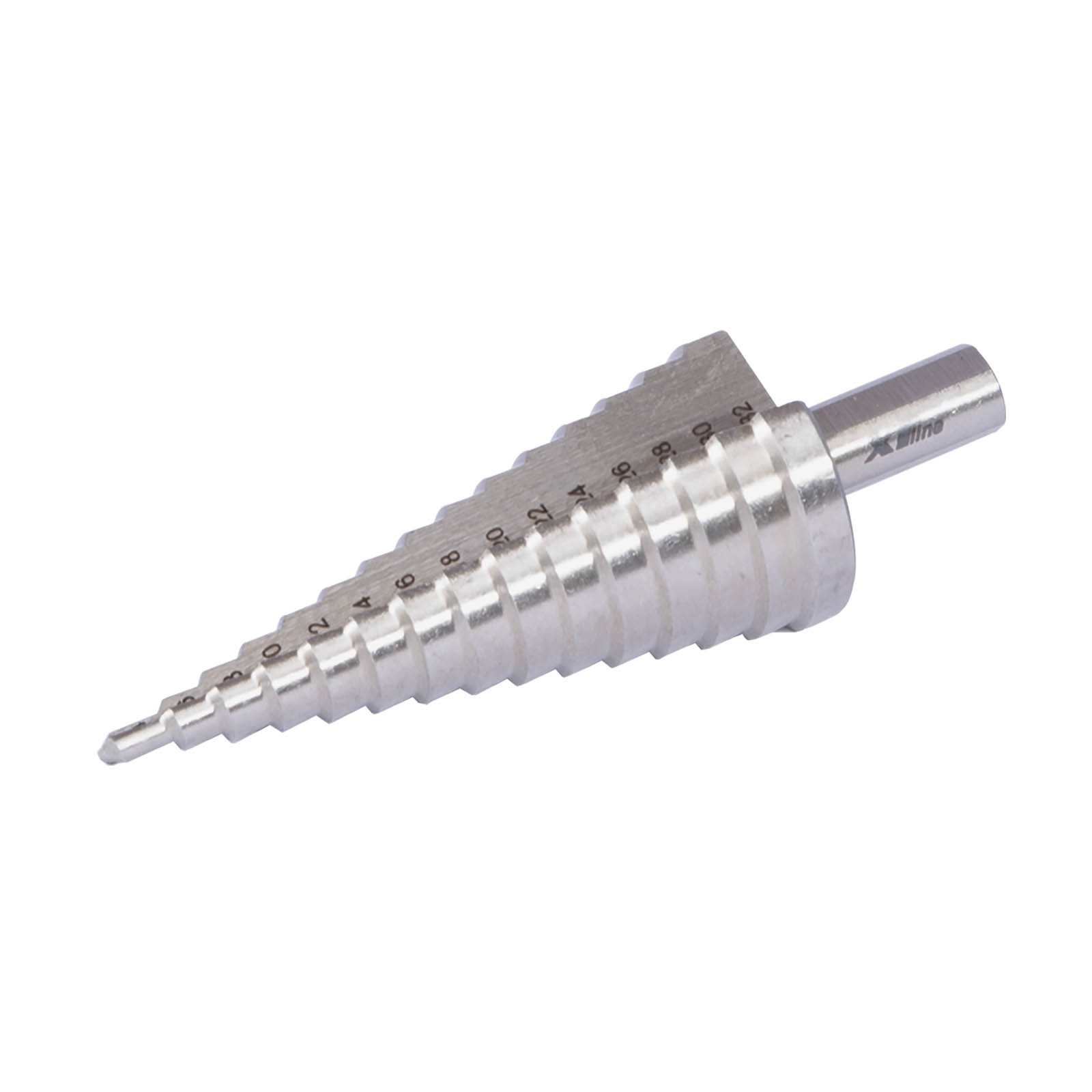 XTLINE Vrták stupňovitý HSS | 4-32 mm krok 2 mm (TRI)