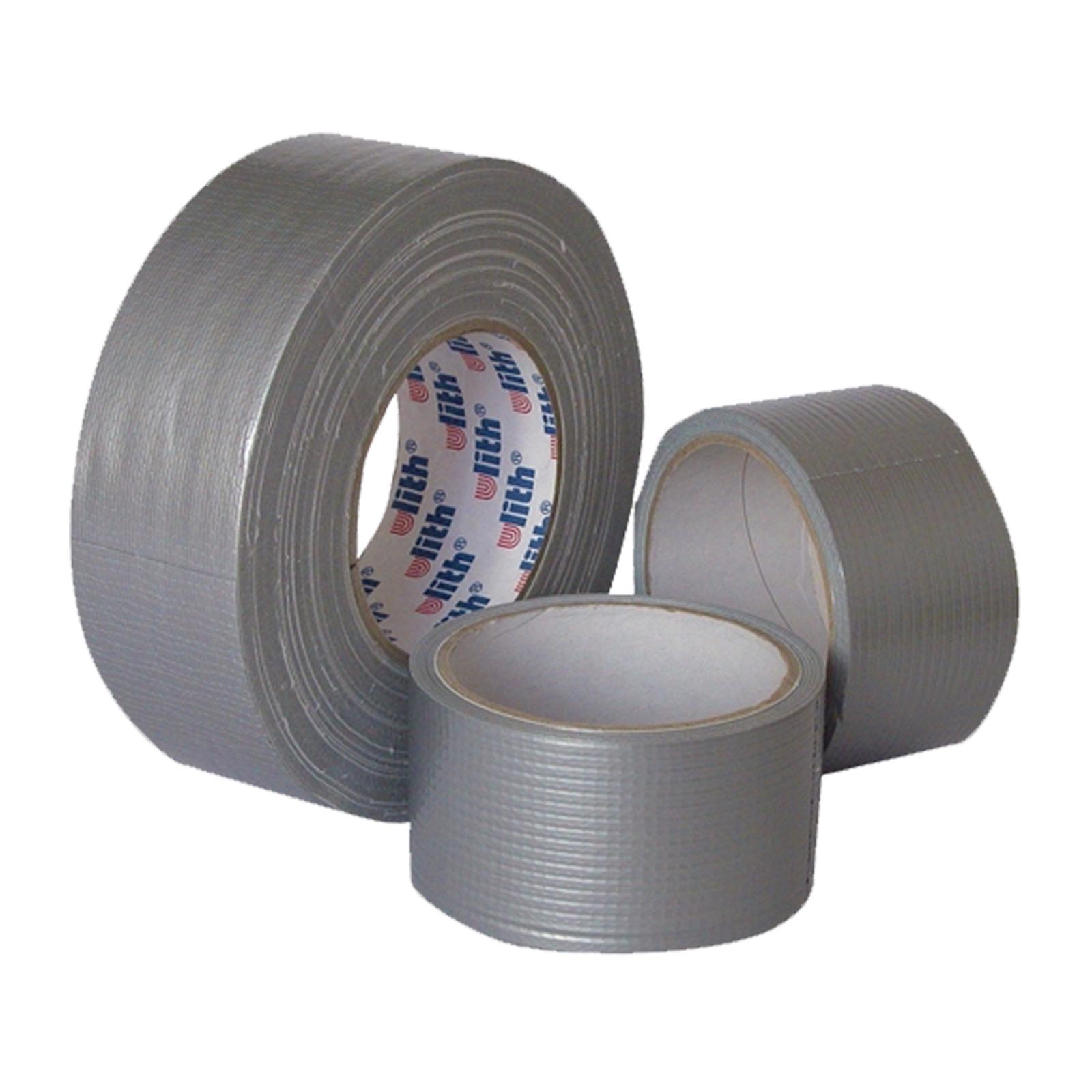 Lepící páska stříbrná Duck tape - textilní | 50 mm x 50 m