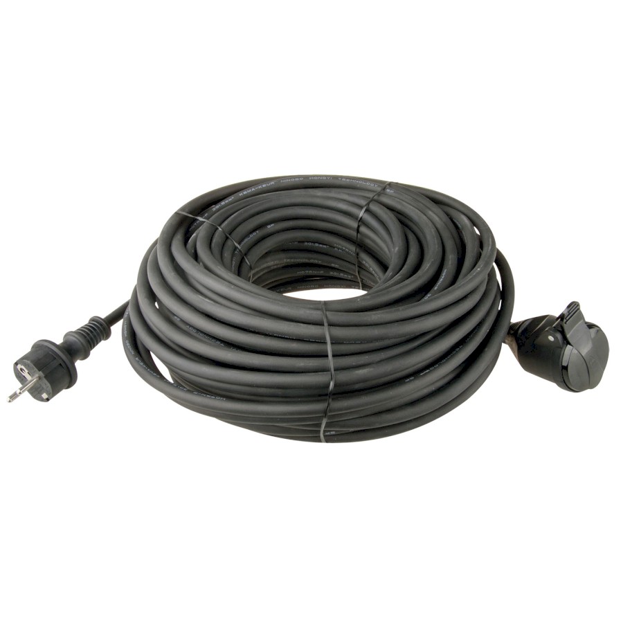 Prodlužovací gumový kabel 1 zásuvka | 230 V / 10 m