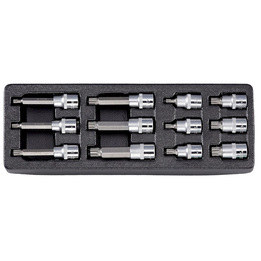Sada zástrčných hlavic XZN 1/2” 12 dílů, plastové plato A