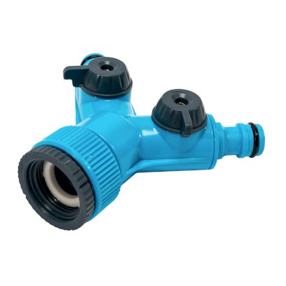 XTLINE Rozdvojka s ventily pro 2 rychlospojky | 3/4”