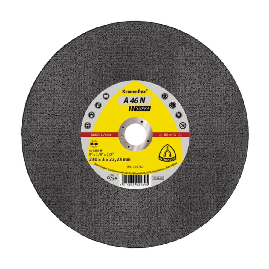 Kotouč řezný A46N Supra | 125x2,5x22,2 mm