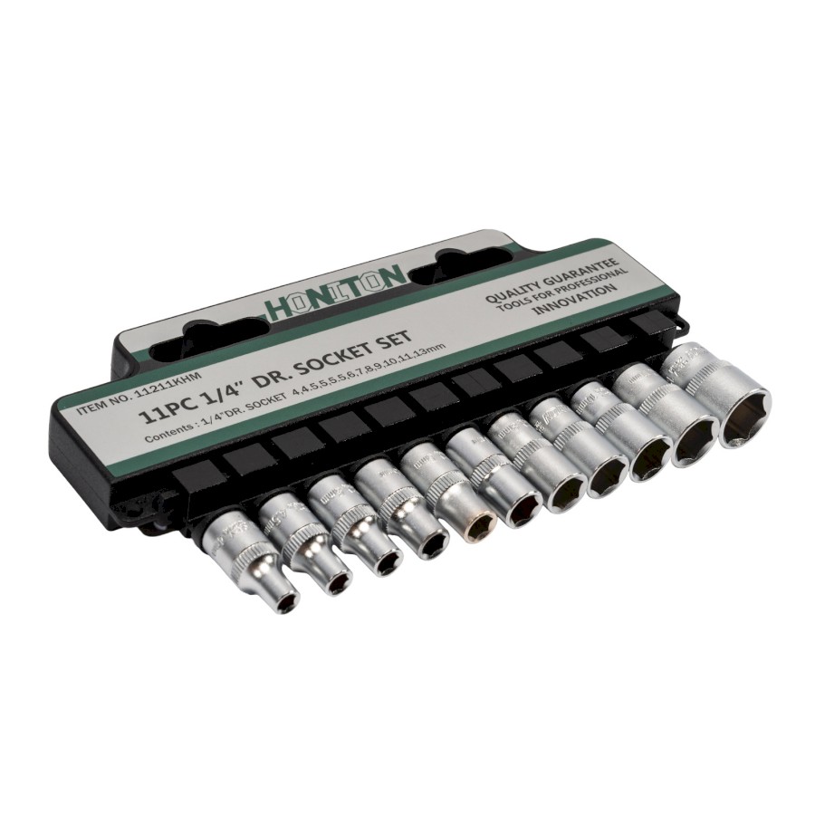 HONITON Sada hlavic 1/4” 11 dílů
