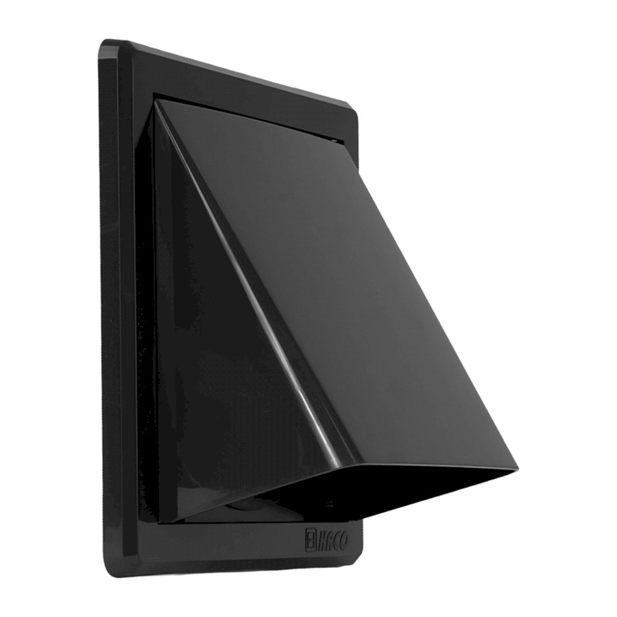 HACO Mřížka gravitační antracit - klapka GK/150 | 200x200 mm
