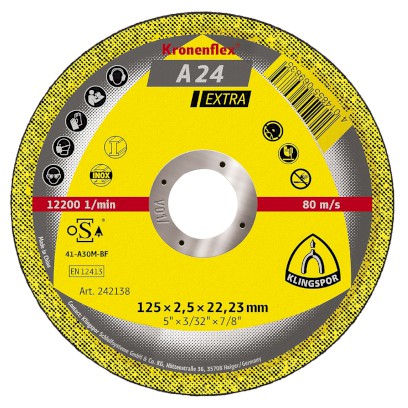Kotouč řezný na ocel A 24 Extra A-ocel | 230x3,0x22,2 mm