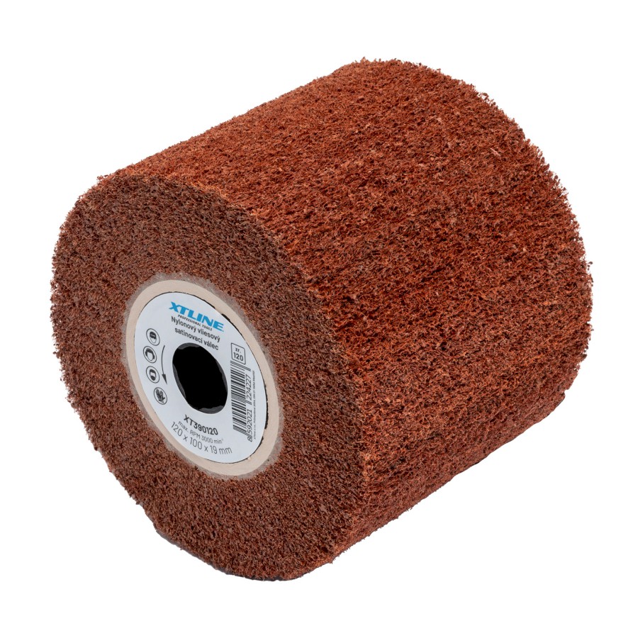 XTLINE Nylonový satinovací válec vliesový | 120x100 mm zr. 240