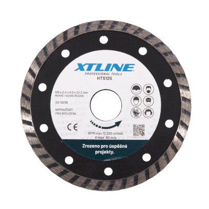 XTLINE Kotouč diamantový turbo | 115x2,2x22,2 mm
