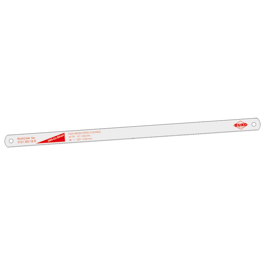 Pilový list HSS-Co Bihart cobalt 300x13x0,7 mm | 32 zubů