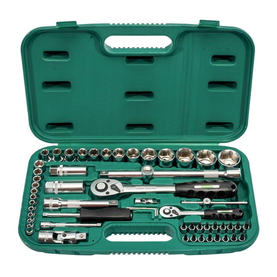 HONITON Sada hlavic 1/4”-1/2” 56 dílů