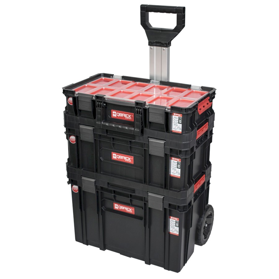 Set boxů Qbrick TWO Cart na kolech 6v1 535x390x820 mm