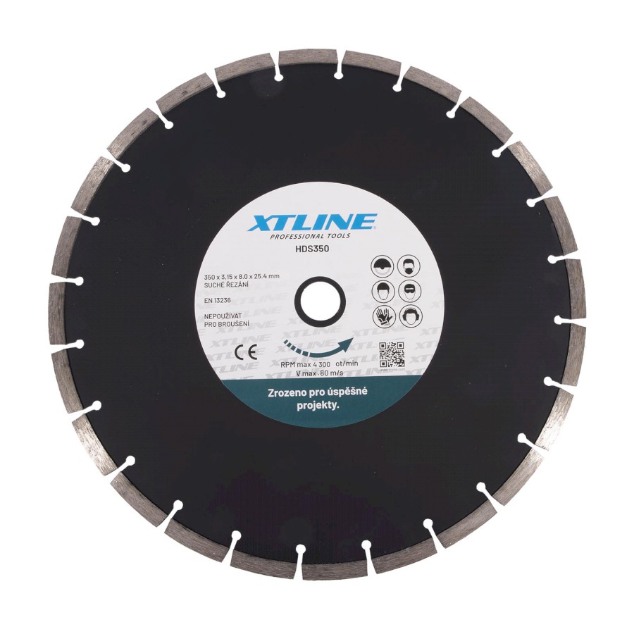 XTLINE Kotouč diamantový segmentový | 350x3,15x25,4 mm