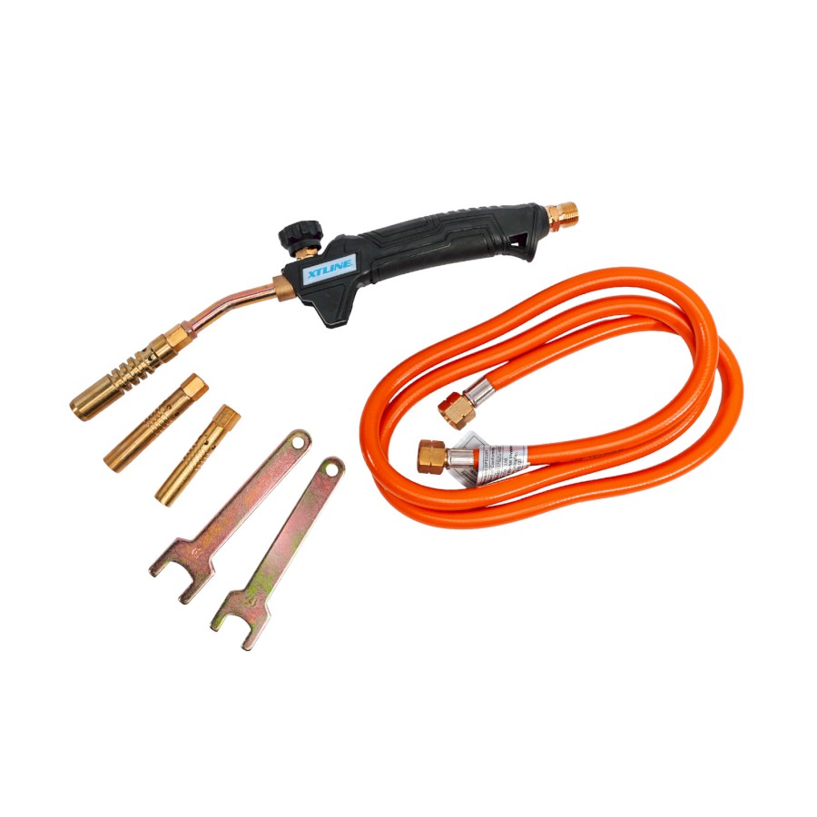 XTLINE Plynová opalovací souprava | 3 kW + trysky 13, 14, 17 mm + hadice 1,5 m
