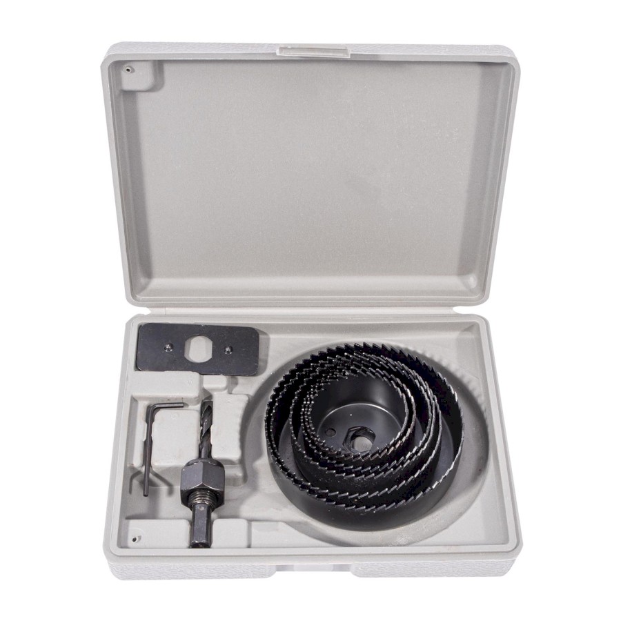 STAVTOOL Sada vykružovacích korunek 8 dílů | 51-102 mm, plastový box