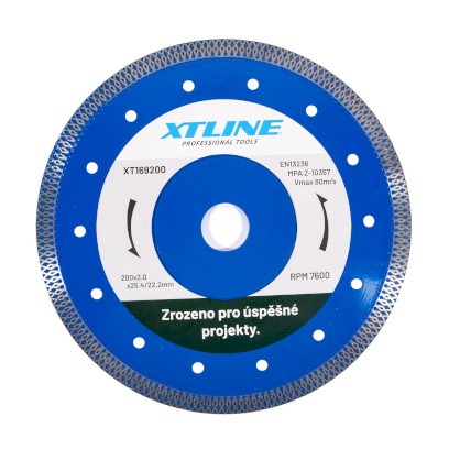 XTLINE Kotouč diamantový turbo | 230x2,0x10x22,2 mm