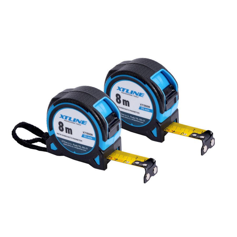 XTLINE Metr svinovací s magnetem | 8m x 25 mm