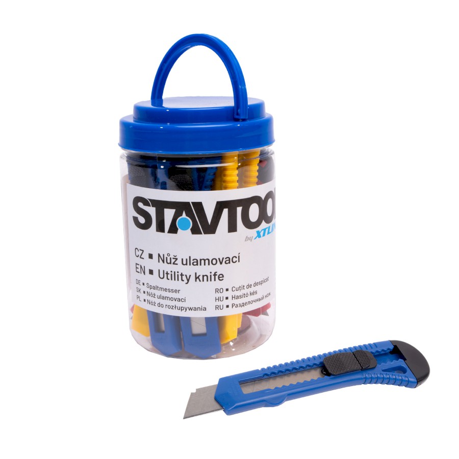 STAVTOOL Nůž ulamovací | 18 mm, 1bal/12ks