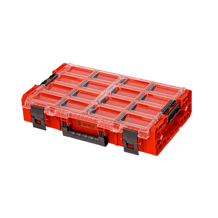 QBRICK Organizér plastový QBRICK ONE Organizer XL 2.0 Long Bin Red Ultra | 582x387x131 mm