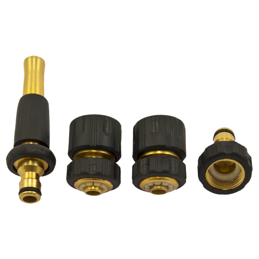 Postřikovač hubice stavitelná + adaptér 1/2”- 3/4” + 2 rychlospojky