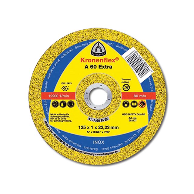 Kotouč řezný na nerez/ocel A 60 Extra | 125x1x22,2mm
