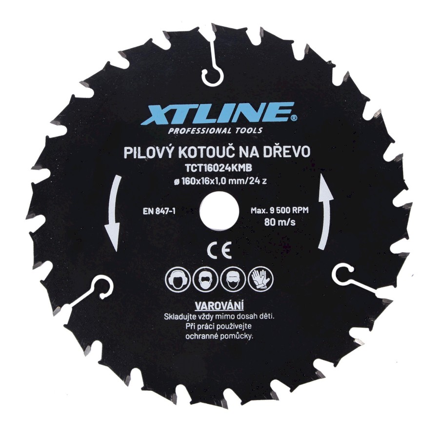 XTLINE Kotouč pilový s SK plátky - kombinovaný | 160x1,0x16/24 zubů
