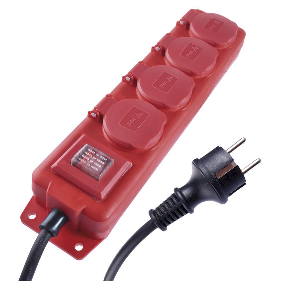Prodlužovací kabel gumový 4 zásuvky | 5 m