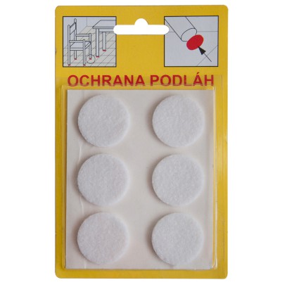 Filcová ochrana samolepící 102B - bílá 16x3 mm