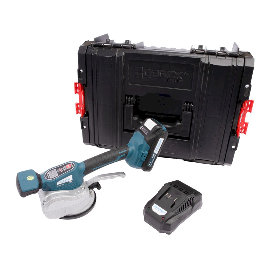 XTLINE Aku vibrační přísavka 18 V + baterie 2.0 Ah + nabíječka 2.4 A + box