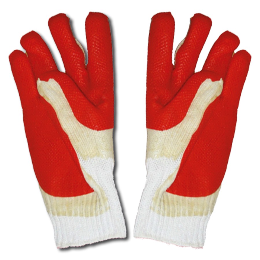 Rukavice povrstvené latexem REDWING=ROX, velikost 10