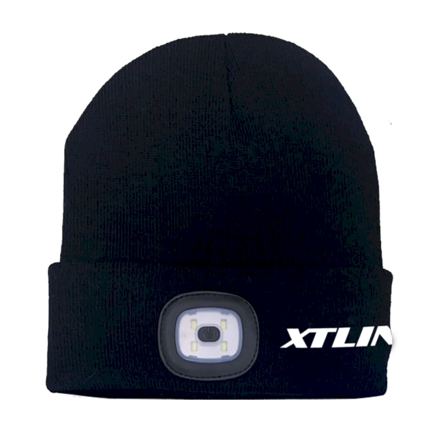 XTLINE Čepice se svítilnou s logem XTLINE | černá