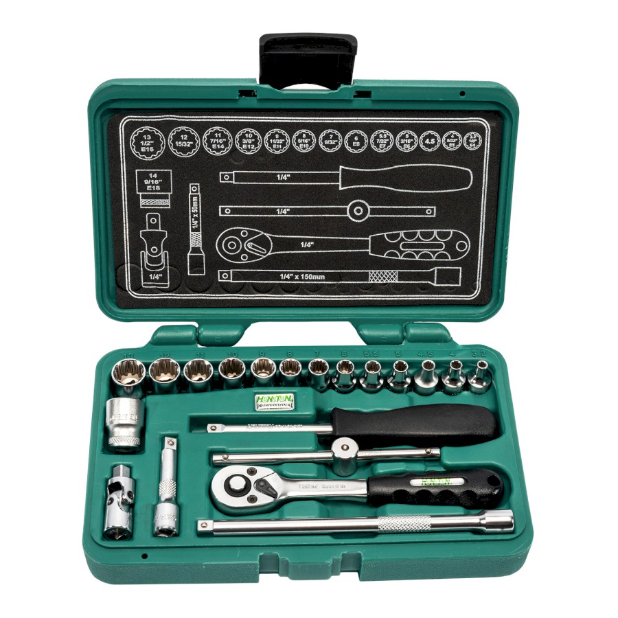 HONITON Sada hlavic 1/4” 20 dílů HONIDRIVER