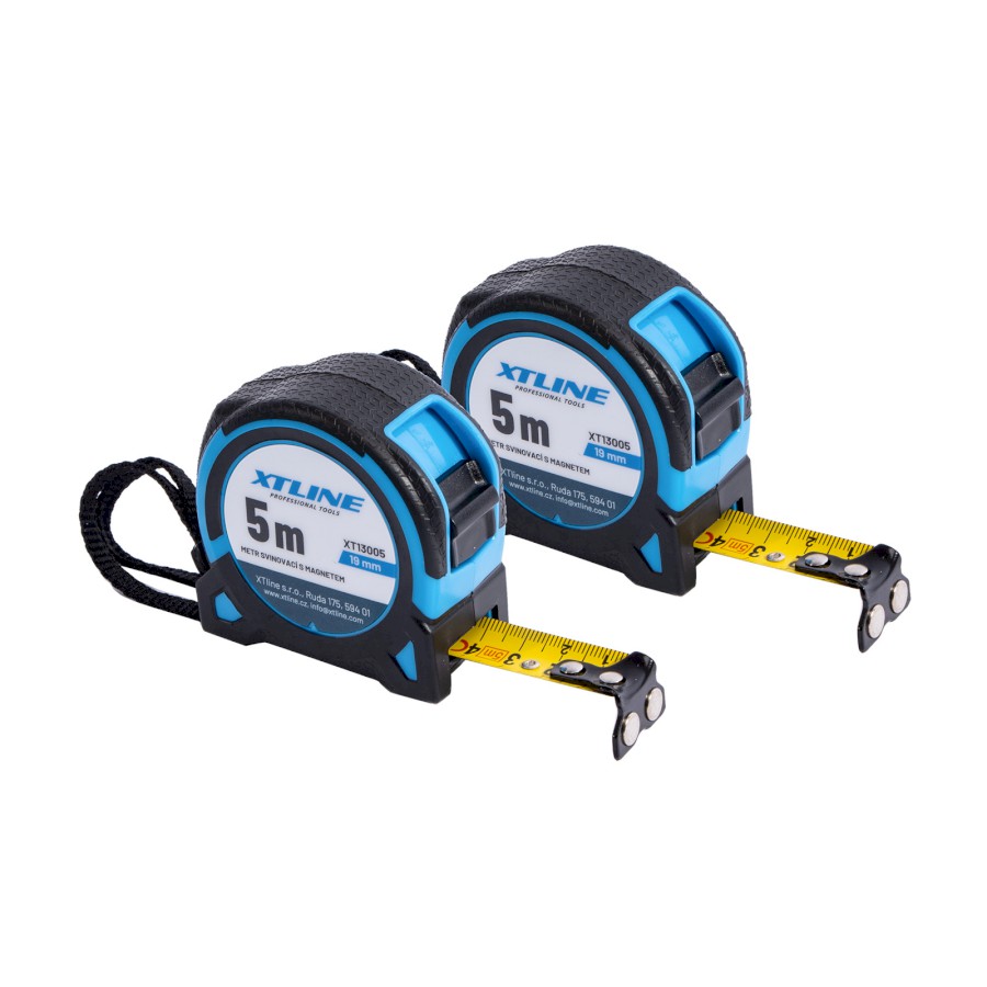 XTLINE Metr svinovací s magnetem | 5m x 19 mm