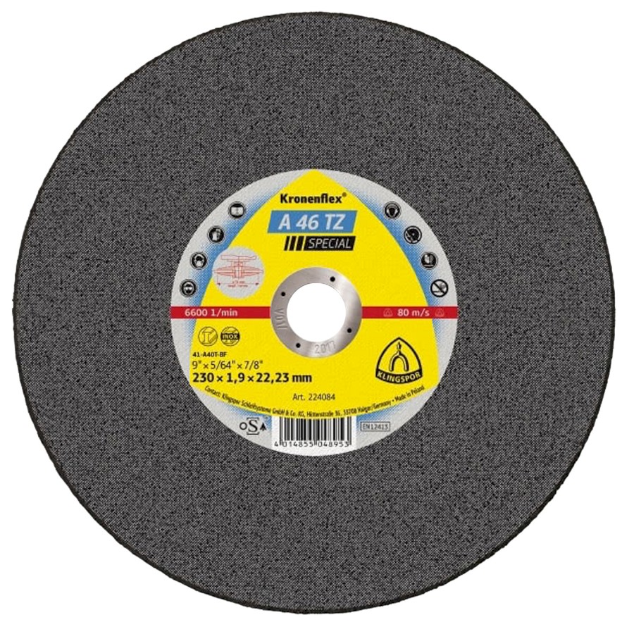 Kotouč řezný na nerez/ocel A 46 TZ Special | 125x1,6x22,2 mm