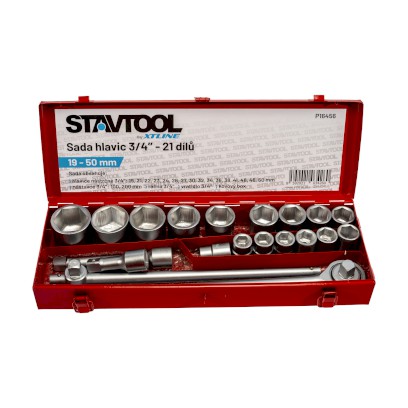 STAVTOOL Sada hlavic 3/4