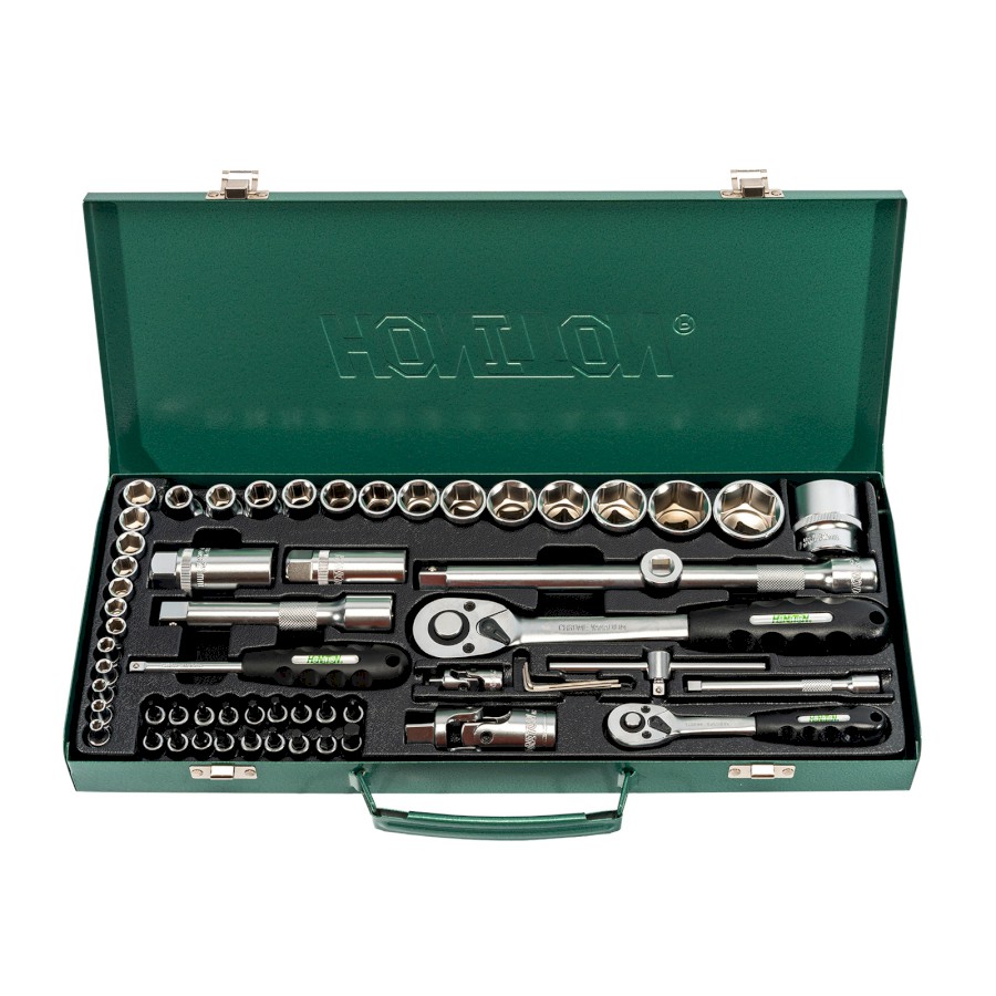 HONITON Sada hlavic 1/4”-1/2” 59 dílů