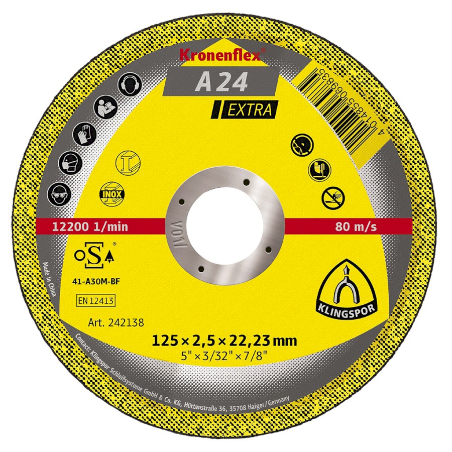 Kotouč řezný na ocel A 24 Extra A-ocel | 300x3x32 mm