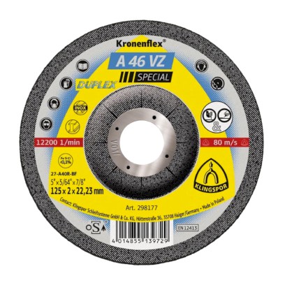 KLINGSPOR Kotouč řezný na nerez/ocel A 46 VZ | 115x2x22,2 mm