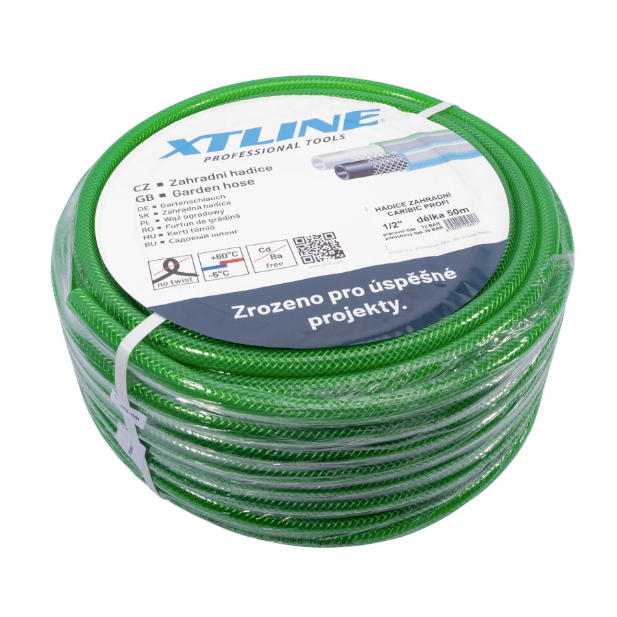 XTLINE Hadice zahradní zelená PVC | 1/2