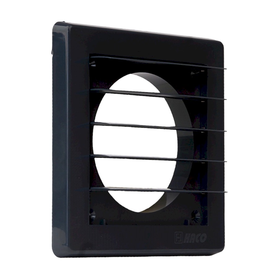 HACO Mřížka větrací gravitační antracit G/100 | 150x150 mm