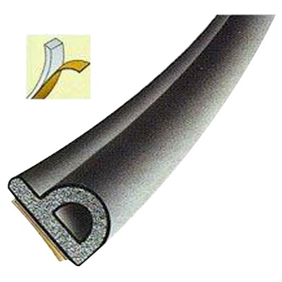 Těsnění bílé profil P | délka 100 m, rozměr 9x5,5 mm