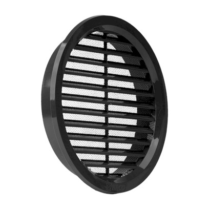 HACO Mřížka větrací kruhová se síťovinou antracit | 150 mm