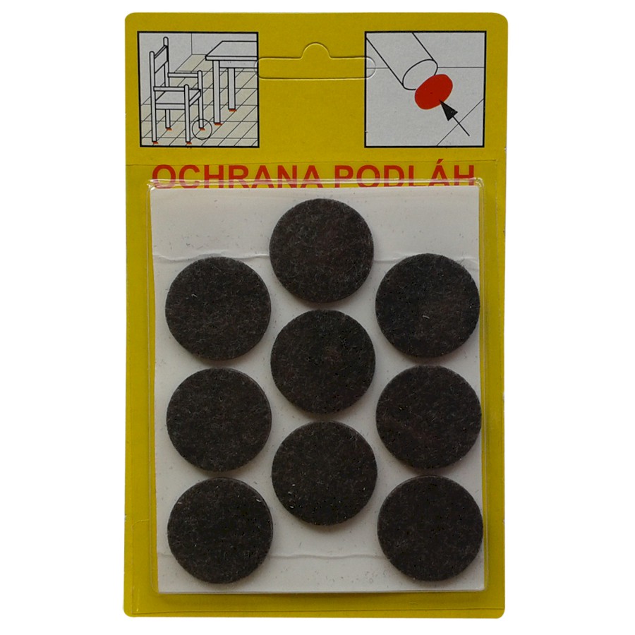 Filcová ochrana samolepící 110B - bílá 32x3 mm