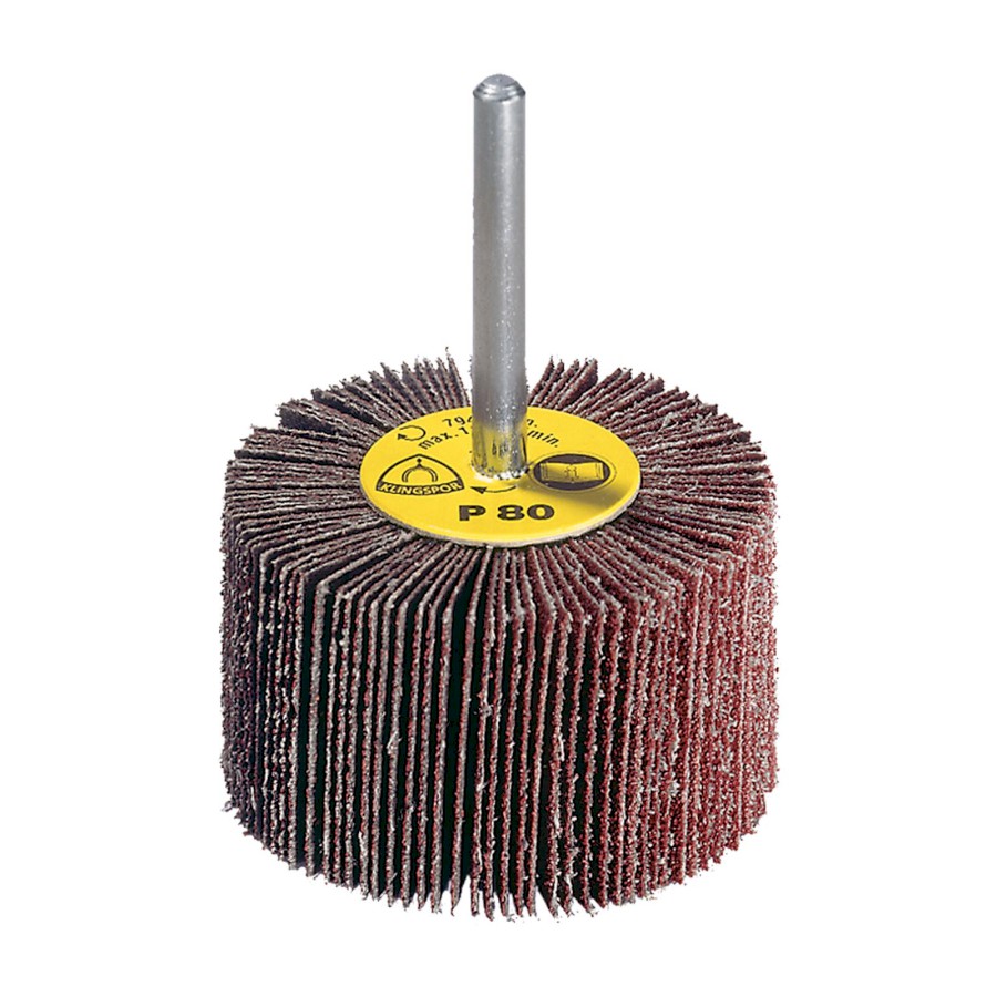 KLINGSPOR Kotouč lamelový na stopce KM613 | 30x15x6 mm zr. 80